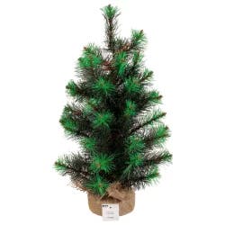 Gerson International Pine Tree with Burlap Base, 18 Inch, 1 Each
