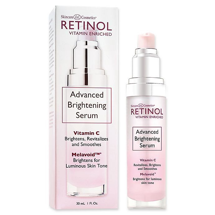 slide 1 of 4, Retinol Vitamin Enriched Advanced Brightening Serum, 1 oz