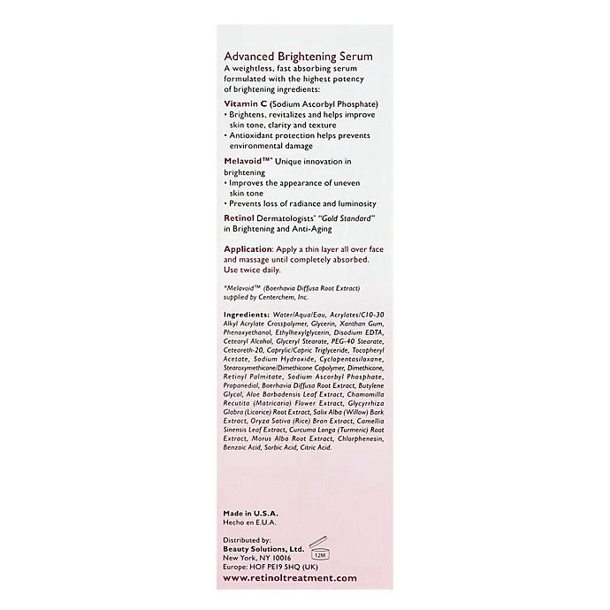 slide 4 of 4, Retinol Vitamin Enriched Advanced Brightening Serum, 1 oz