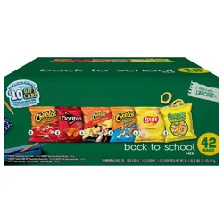 Frito-Lay Snacks Variety Pack Back To School Mix - 39 1/4 oz, 42 Count