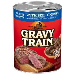 Gravy Train Chunks in Gravy with Beef 13.2 oz