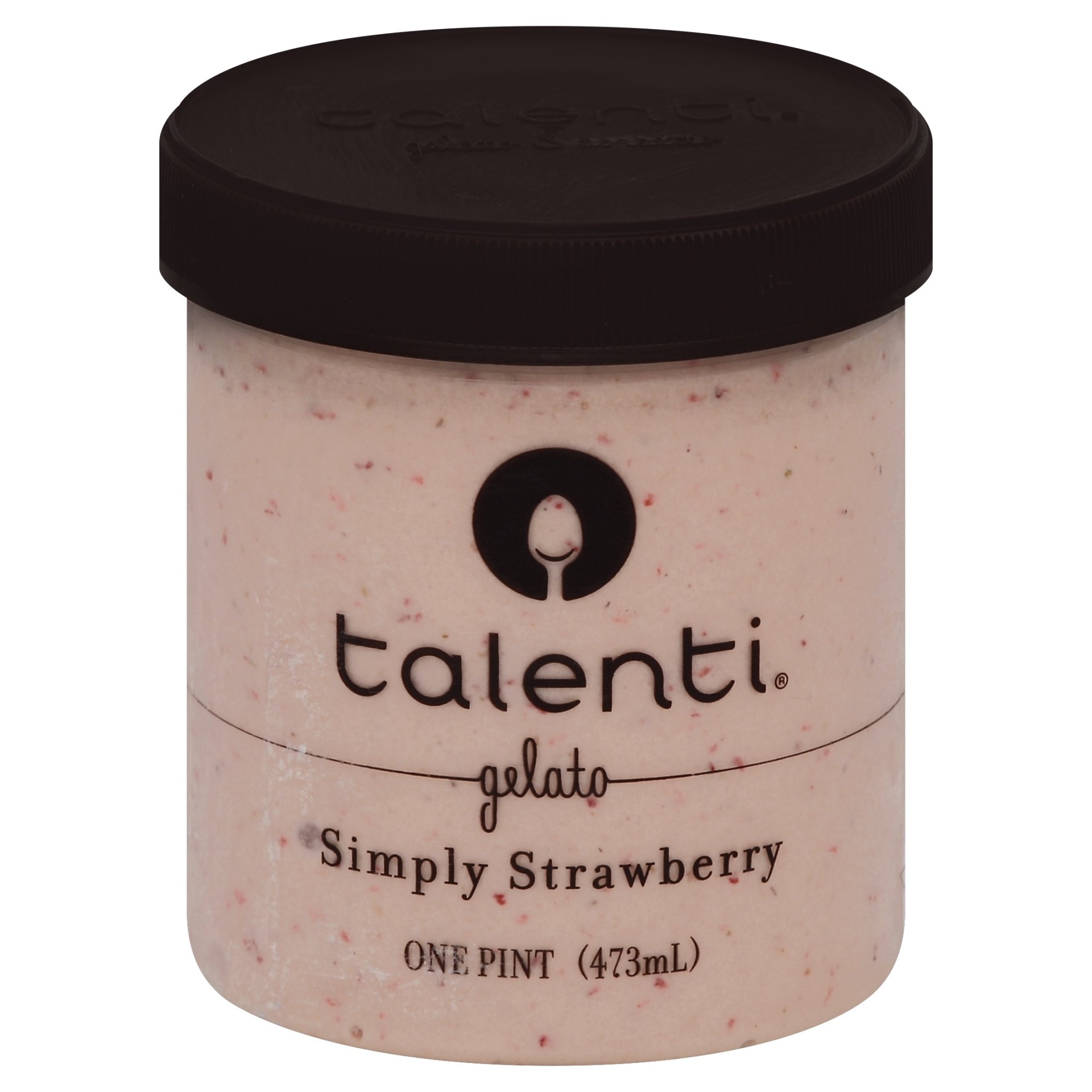 slide 1 of 4, Talenti Simply Strawberry Gelato, 1 pint