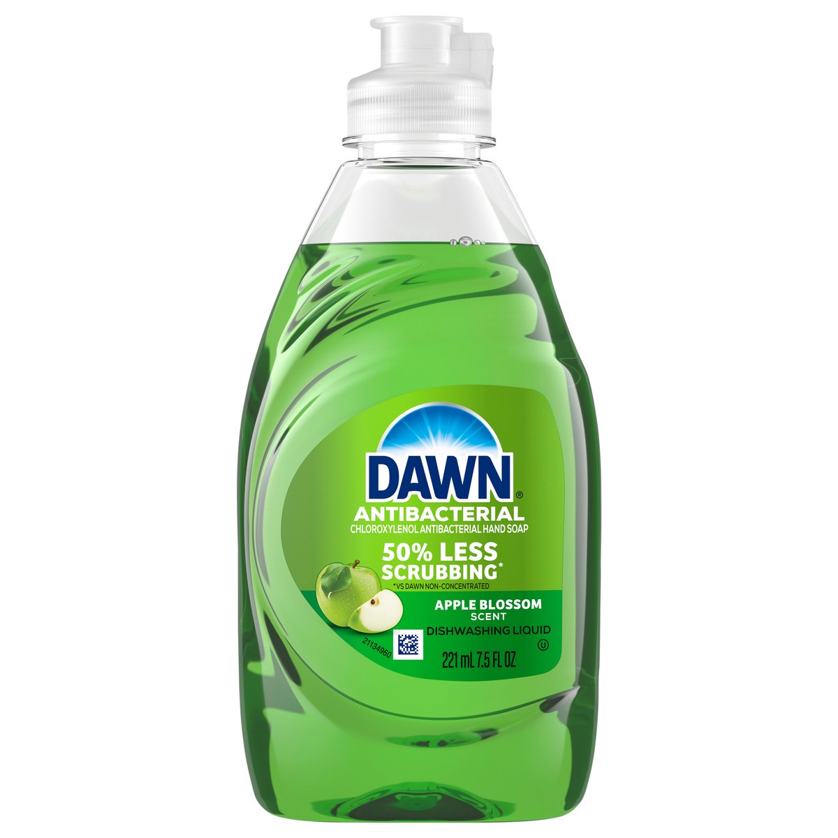 slide 1 of 9, Dawn Ultra Antibacterial Hand Soap, Apple Blossom, 7.5 Fl Oz, 1 ct