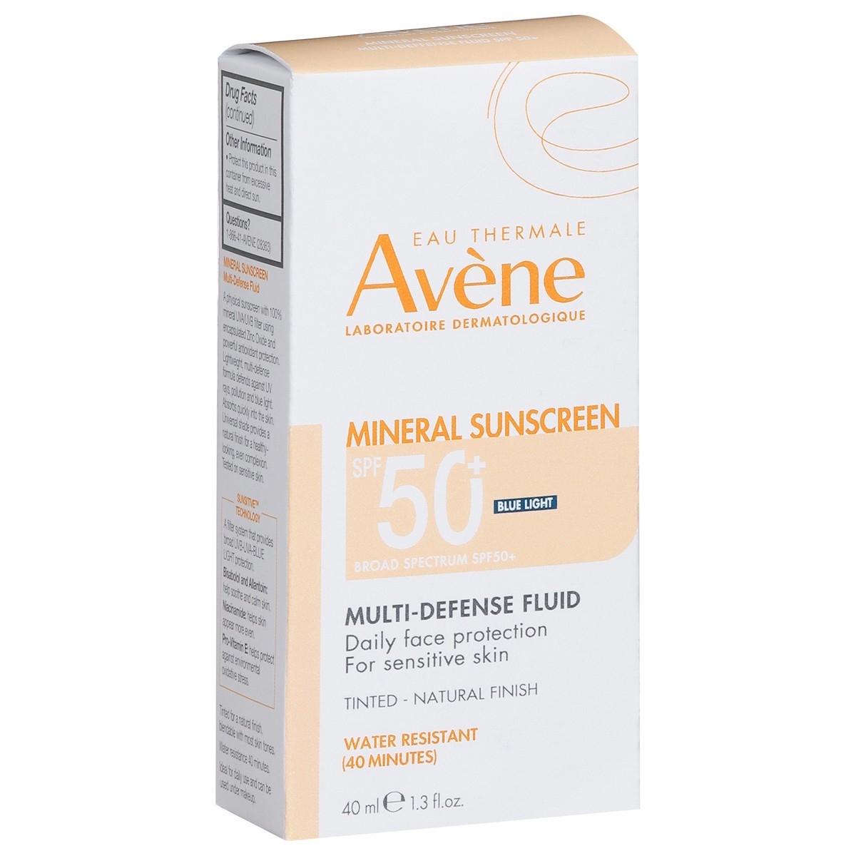 slide 7 of 14, Avène Broad Spectrum SPF 50+ Blue Light Tinted Mineral Sunscreen 1.3 fl oz, 1.3 fl oz