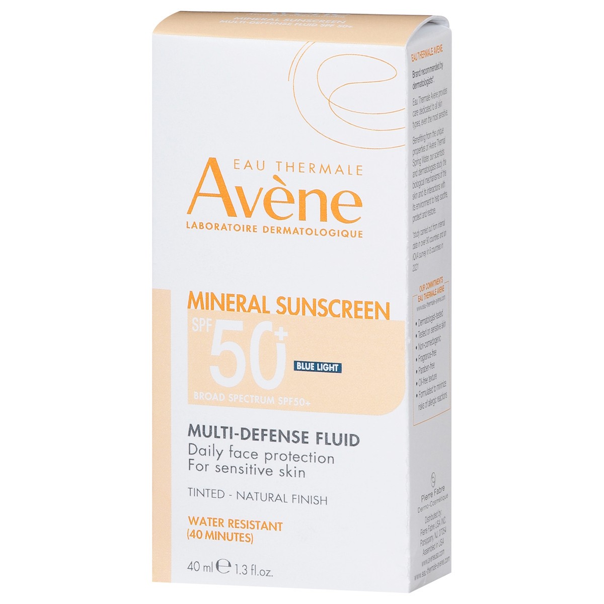 slide 12 of 14, Avène Broad Spectrum SPF 50+ Blue Light Tinted Mineral Sunscreen 1.3 fl oz, 1.3 fl oz