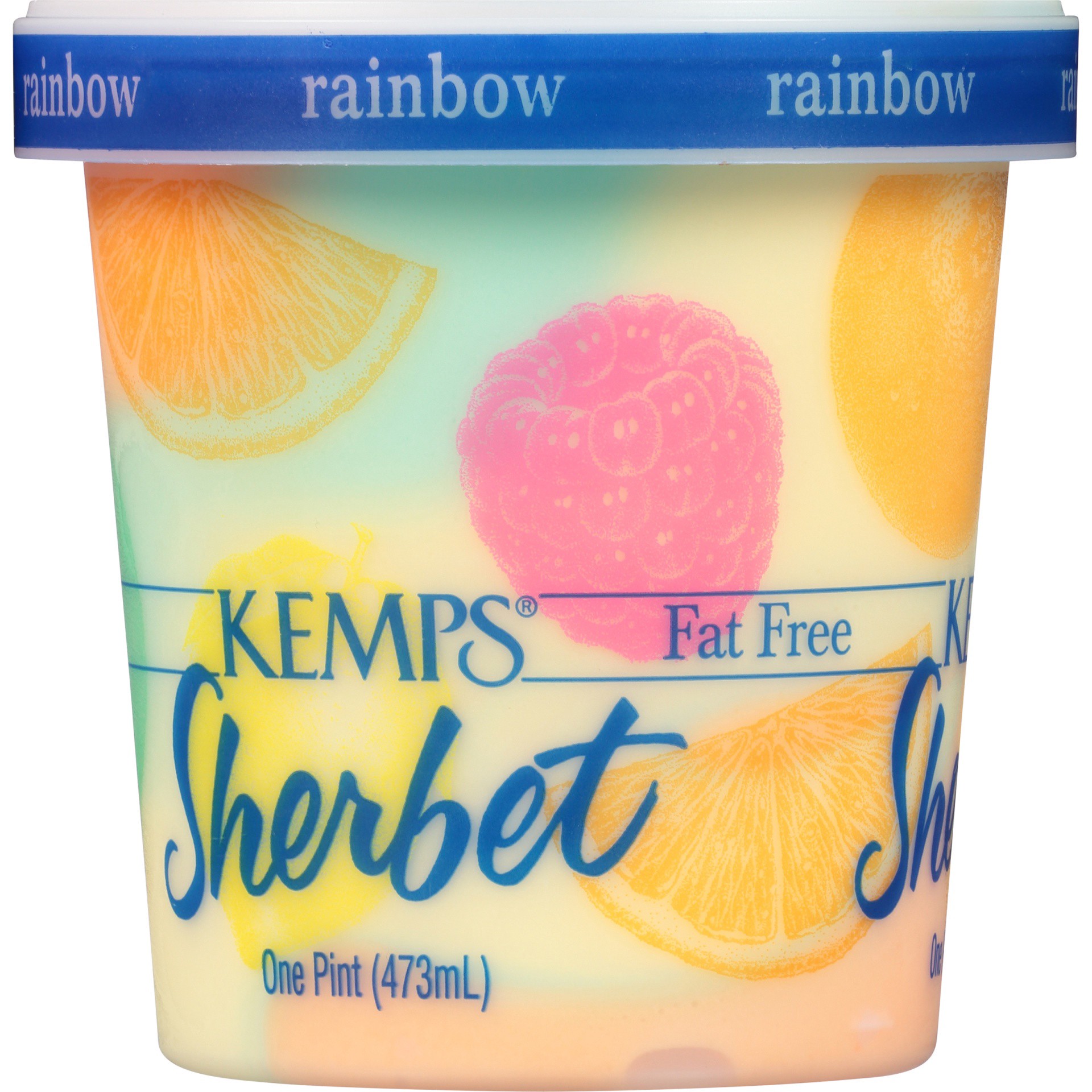 slide 3 of 6, Kemps Rainbow Sherbet, 1 pint