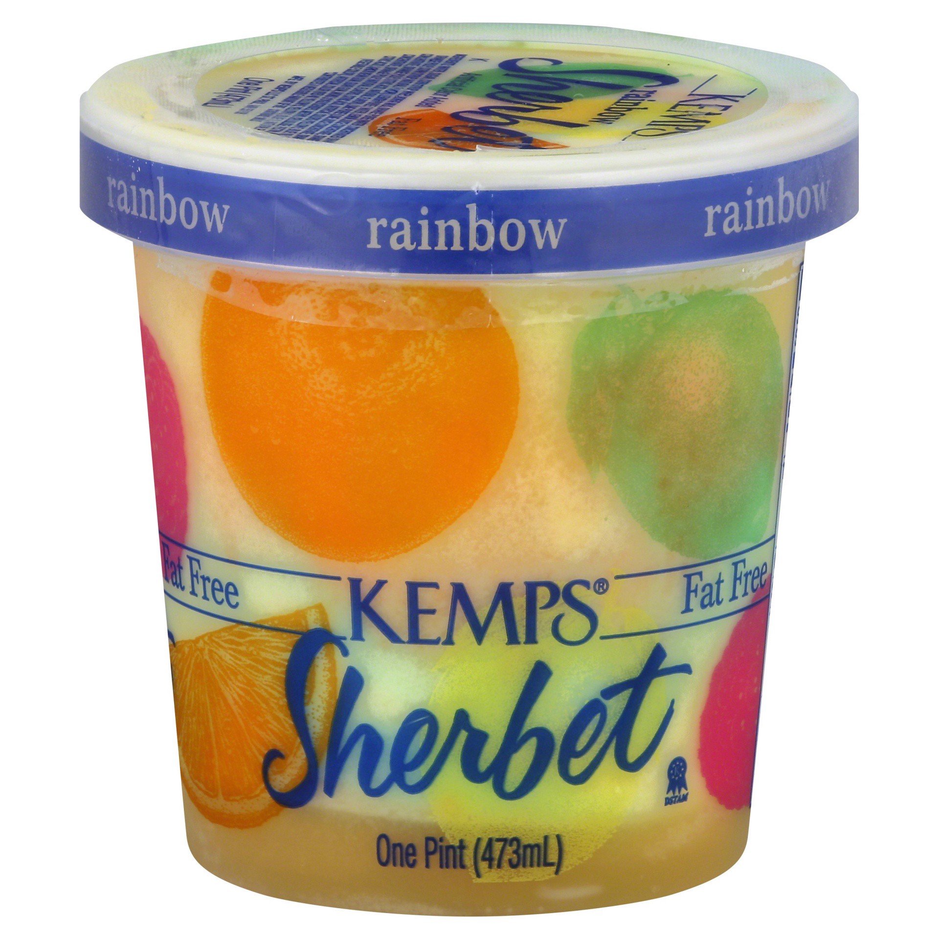 slide 1 of 6, Kemps Rainbow Sherbet, 1 pint