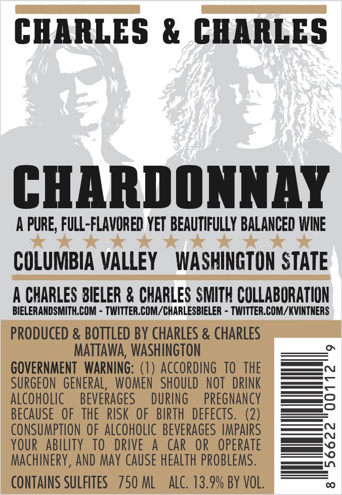 slide 3 of 4, Charles & Charles Chardonnay, 750 ml