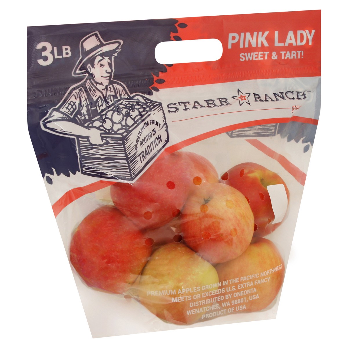 slide 9 of 9, Starr Ranch Sweet/Tart Pink Lady Apples 3 lb, 3 lb