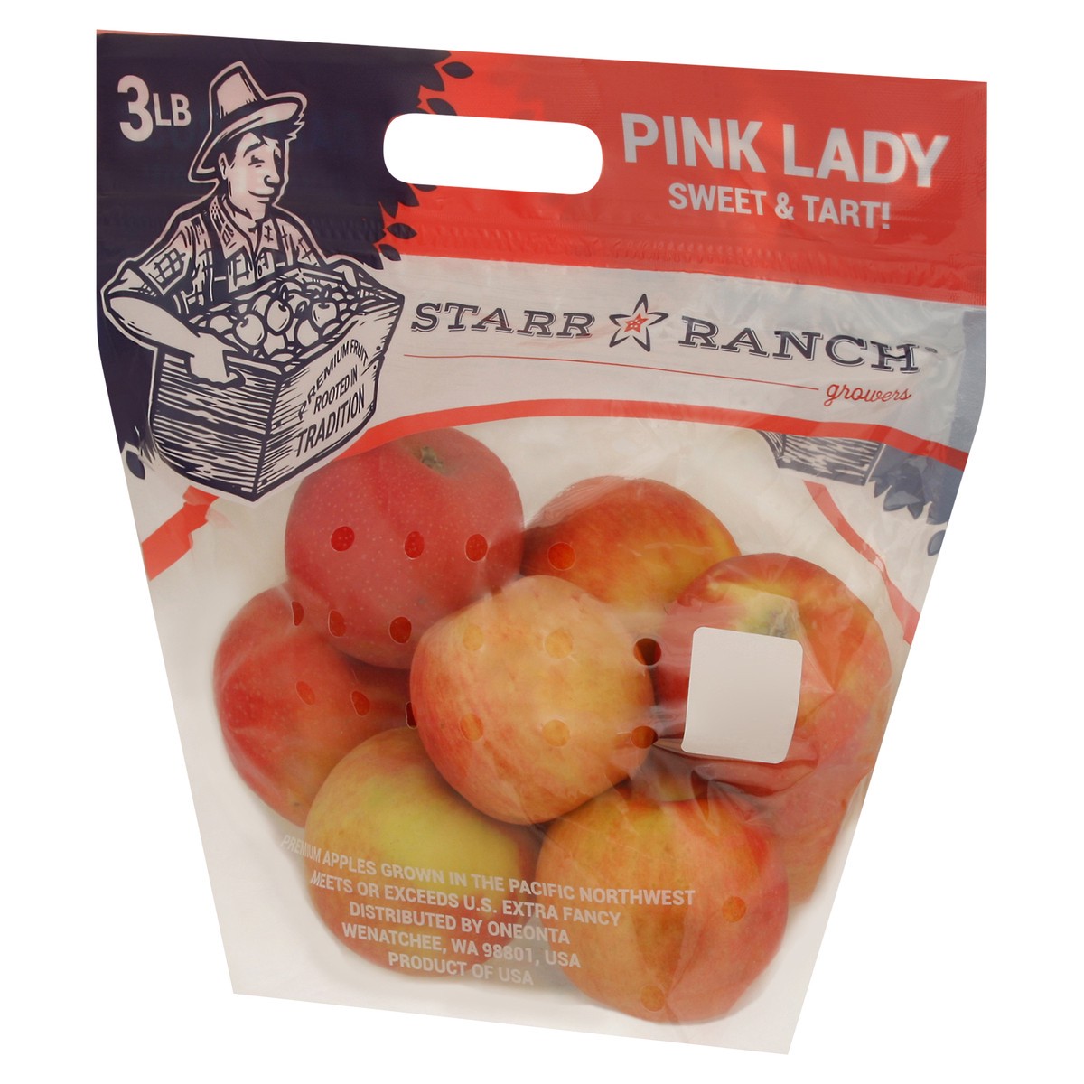 slide 4 of 9, Starr Ranch Sweet/Tart Pink Lady Apples 3 lb, 3 lb