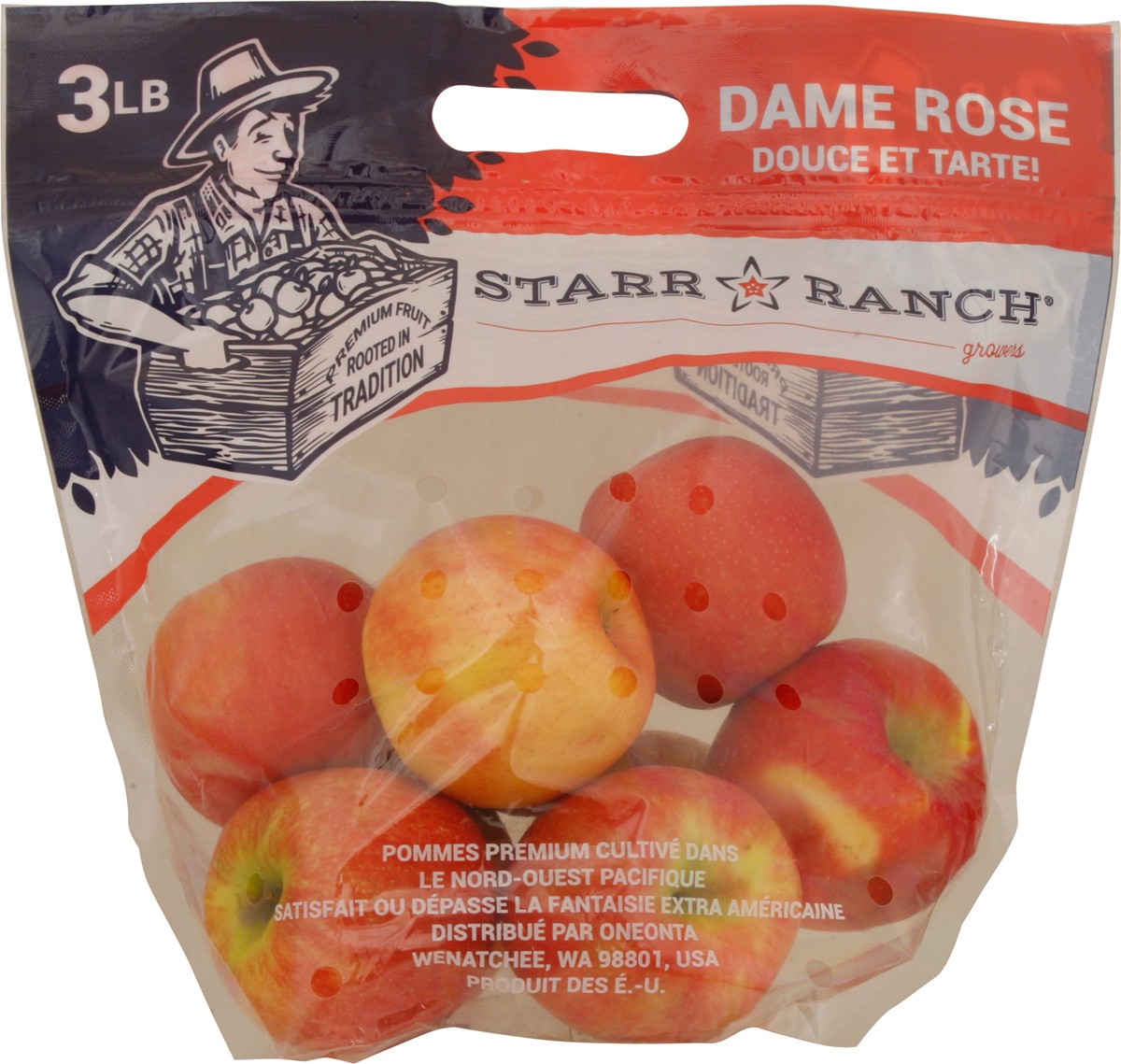 slide 5 of 9, Starr Ranch Sweet/Tart Pink Lady Apples 3 lb, 3 lb