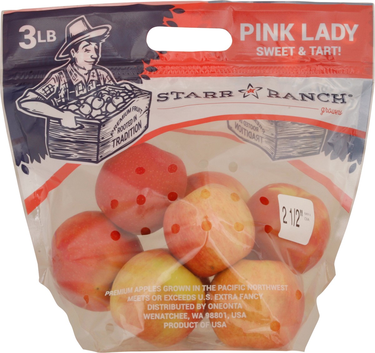 slide 6 of 9, Starr Ranch Sweet/Tart Pink Lady Apples 3 lb, 3 lb