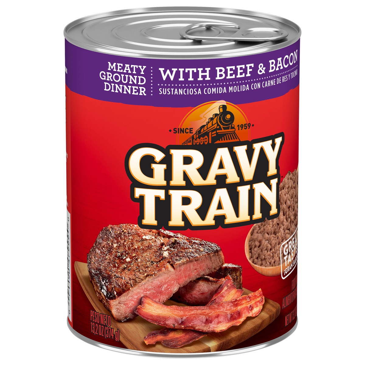 slide 3 of 4, 1/13.2Oz Grvytrn Mty Grnd Dinnr Wth Beef And Bacon, 13.2 oz