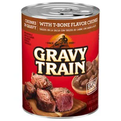 Gravy Train 13.2 oz Chunks in Gravy with T-Bone