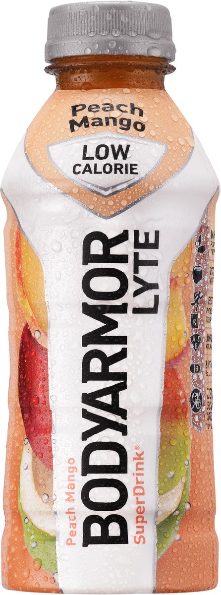 slide 9 of 11, BODYARMOR Lyte Peach Mango Electrolyte Sports Drink, 16 fl oz Bottle, 16 fl oz