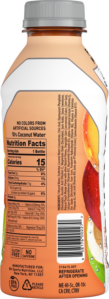 slide 5 of 11, BODYARMOR Lyte Peach Mango Electrolyte Sports Drink, 16 fl oz Bottle, 16 fl oz