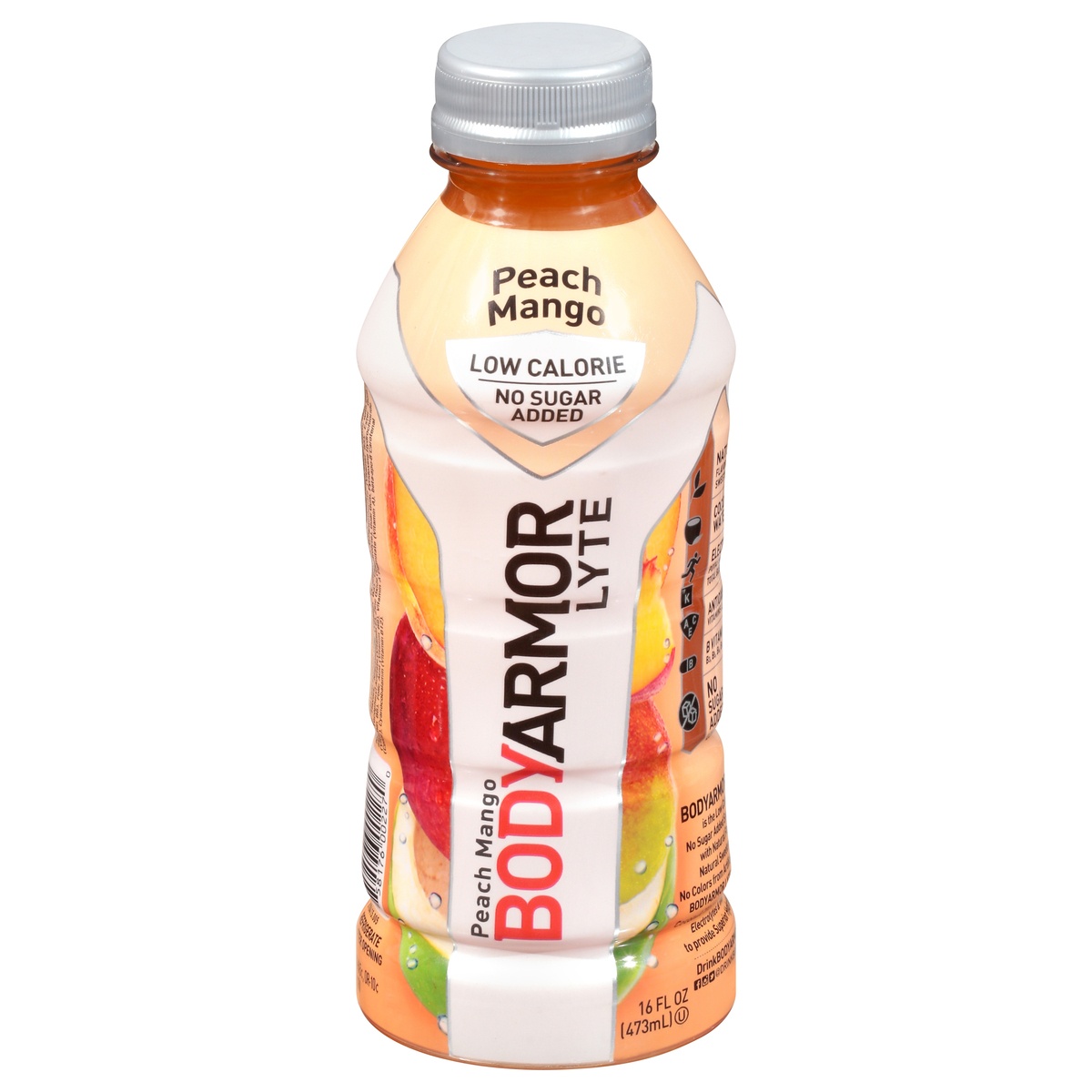 slide 1 of 6, BODYARMOR Body Armor Lyte Peach Mango Sports Drink 16 oz, 16 fl oz