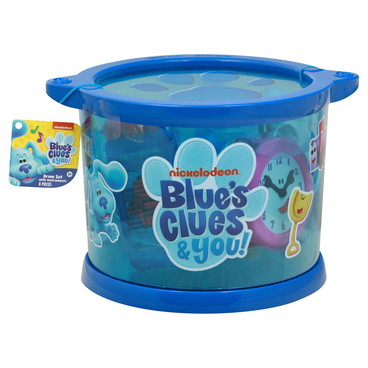 slide 5 of 11, Just Play Nickelodeon Blue's Clues & You! Drum Set with Instruments 1 ea, 1 ea