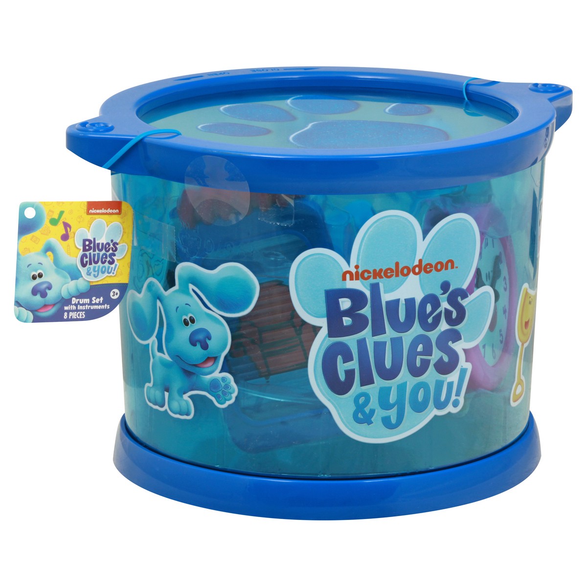 slide 6 of 11, Just Play Nickelodeon Blue's Clues & You! Drum Set with Instruments 1 ea, 1 ea