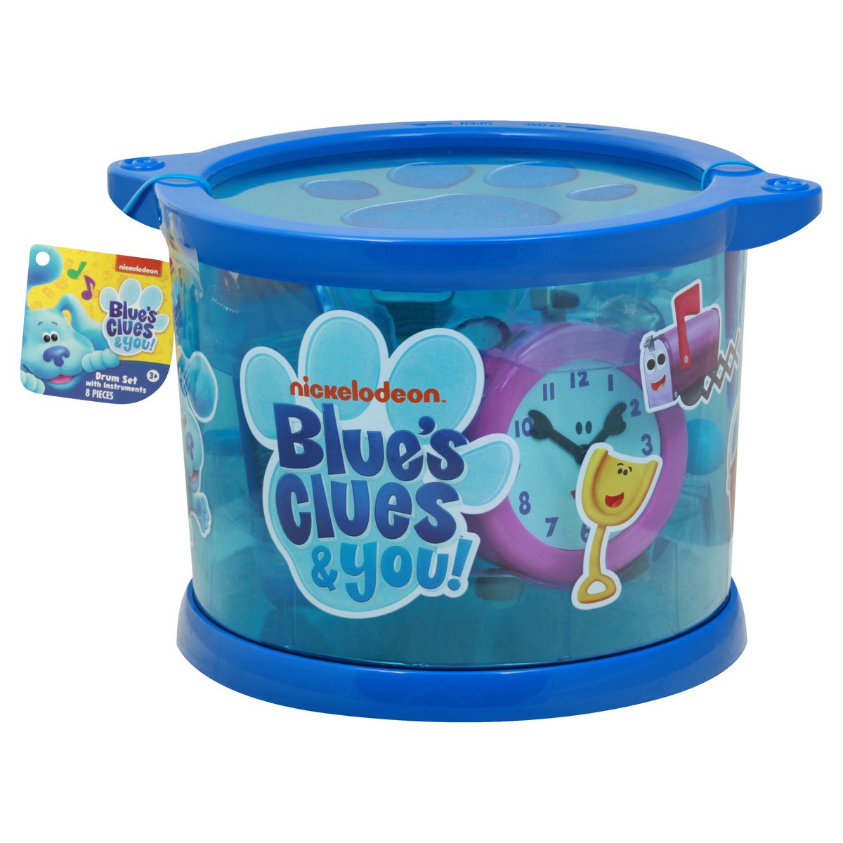 slide 10 of 11, Just Play Nickelodeon Blue's Clues & You! Drum Set with Instruments 1 ea, 1 ea