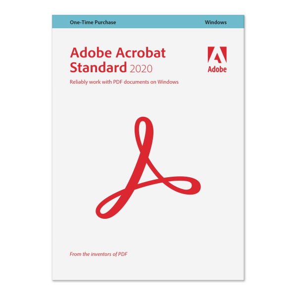 slide 1 of 2, Adobe Acrobat Standard 2020, Windows, Disc, 1 ct