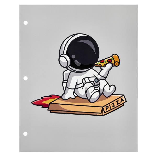 slide 3 of 3, Eccolo Fashion Folder, 11-5/8"" x 9-5/8"", Kitsch In Space, 1 ct