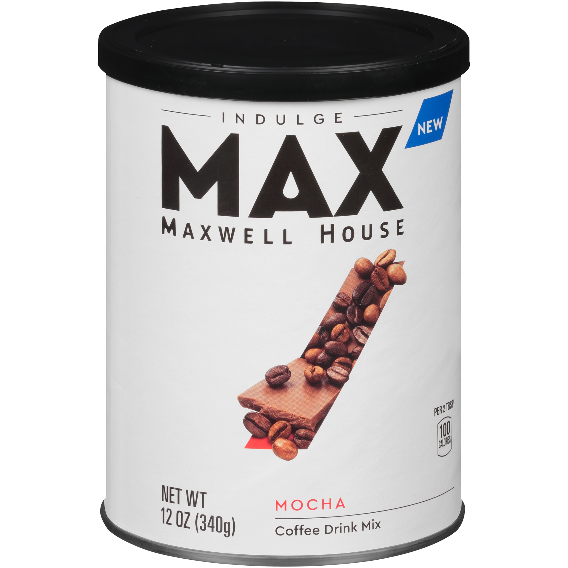 slide 1 of 5, MAX Indulge by Maxwell House Mocha Instant Coffee 12 oz Canister, 12 oz