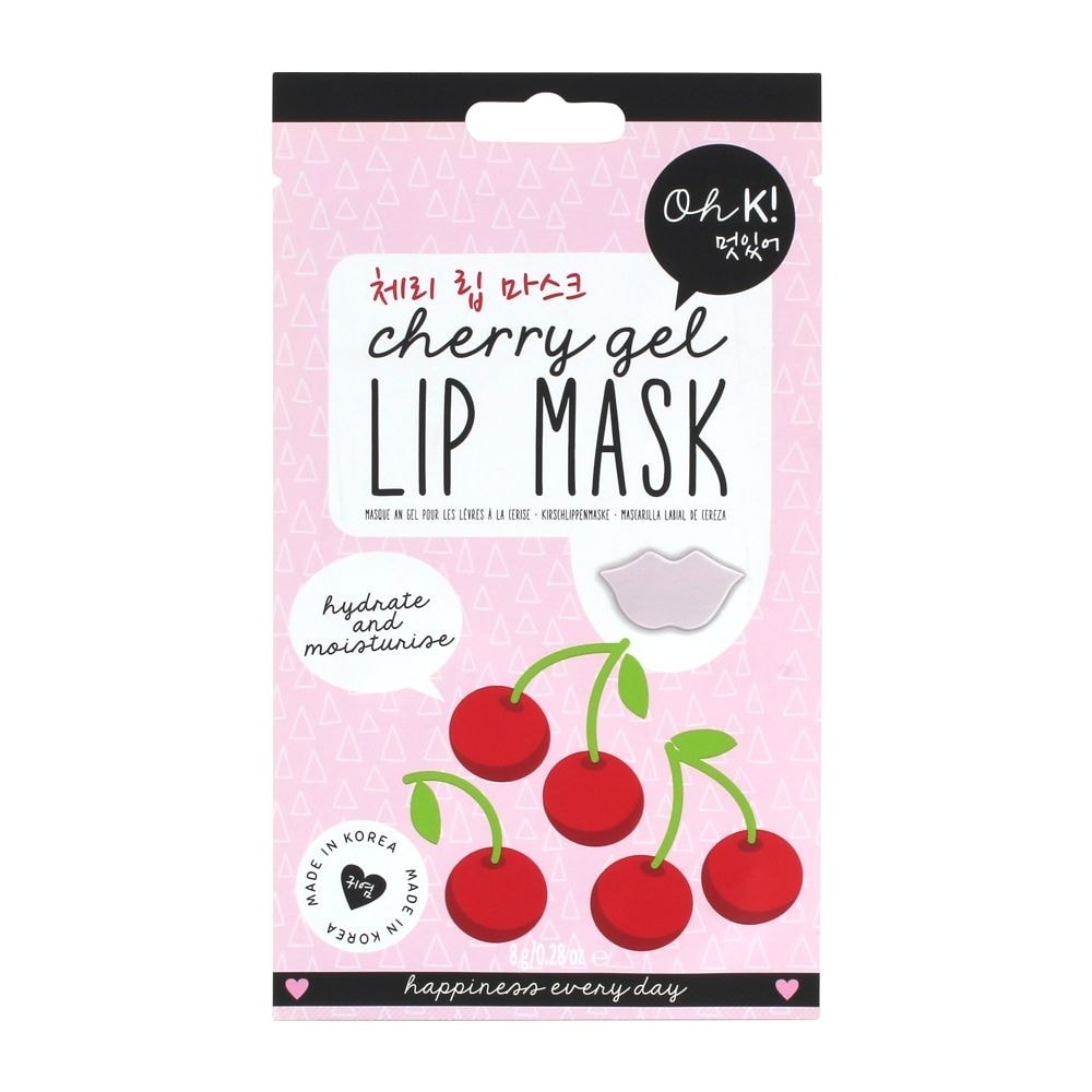 slide 1 of 1, Oh K! Cherry Gel Lip Mask, 1 ct