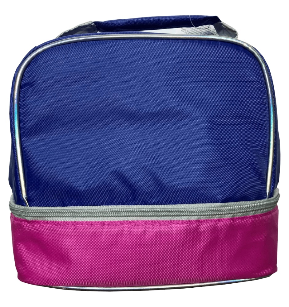 slide 1 of 1, Everyday Living Color Block Lunch Box - Royal Blue/Very Berry, 1 ct