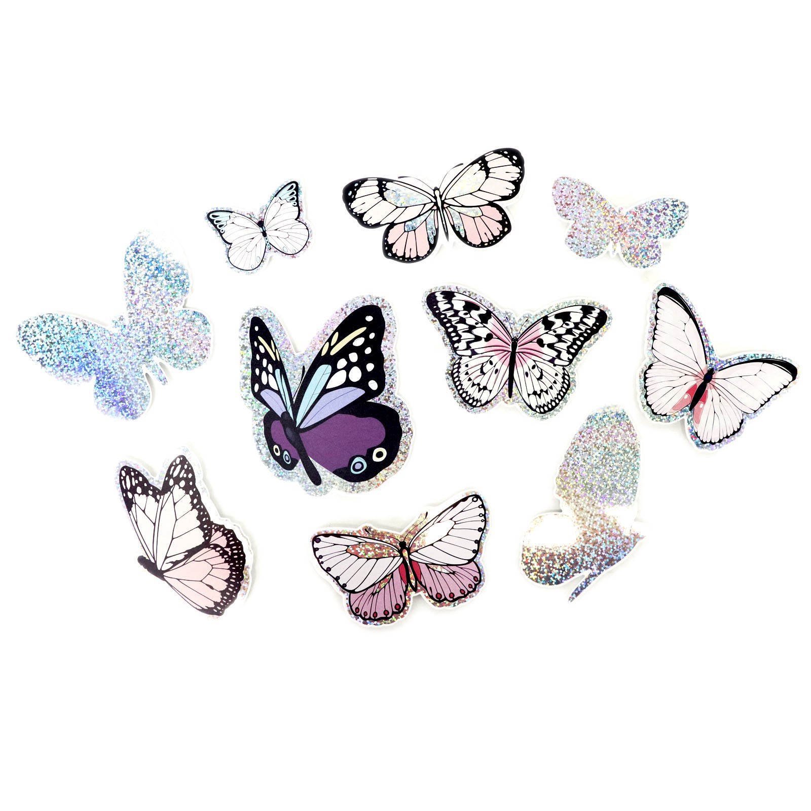 slide 3 of 4, Vinyl Diecut Butterfly Stickers By Recollections, 7.62 cm
