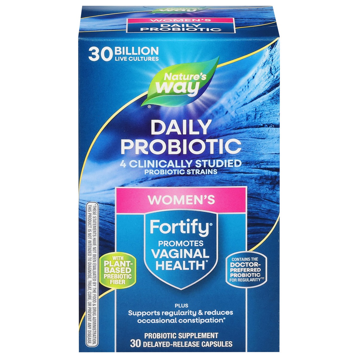 slide 1 of 1, Nature's Way Fortify Daily Women's Probiotic 30 Delayed-Release Capsules, 30 ct