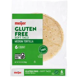 Meijer Gluten Free Soft Taco Tortillas, 6 ct