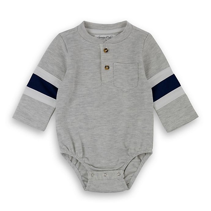 slide 1 of 2, Sovereign Code Henley Bodysuit - Grey, 1 ct