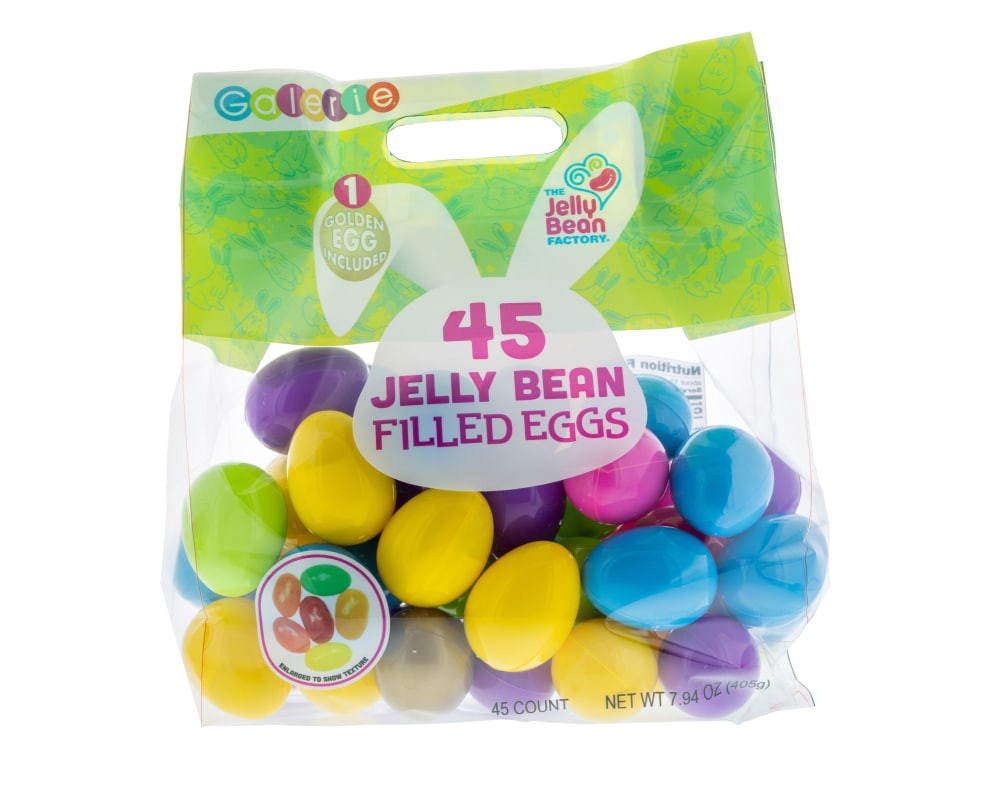 slide 1 of 1, Galerie Jelly Bean Filled Easter Eggs, 45 ct