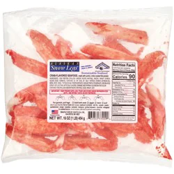 Alaskan Snow Legs Frozen Crab-Flavored Surimi - 1 Lb