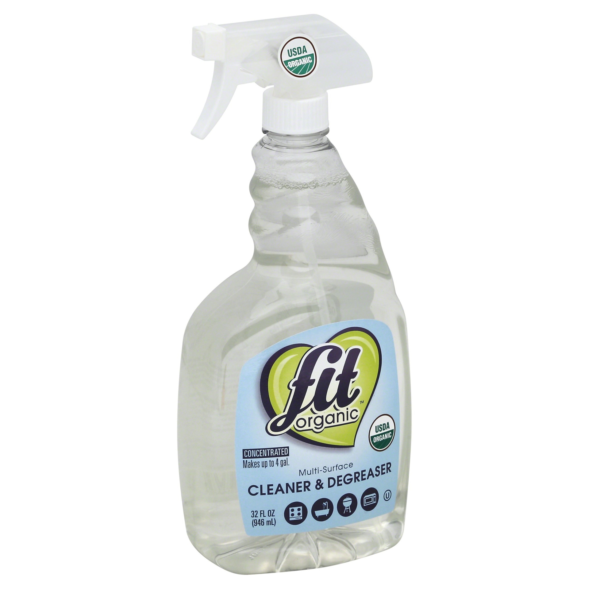 slide 1 of 2, fit organic Cleaner and Degreaser 32 oz, 32 oz