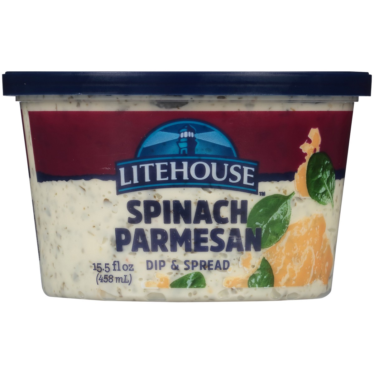 slide 4 of 7, Litehouse Spinach Parmesan Dip & Spread 15.5 fl. oz. Tub, 15.5 fl oz