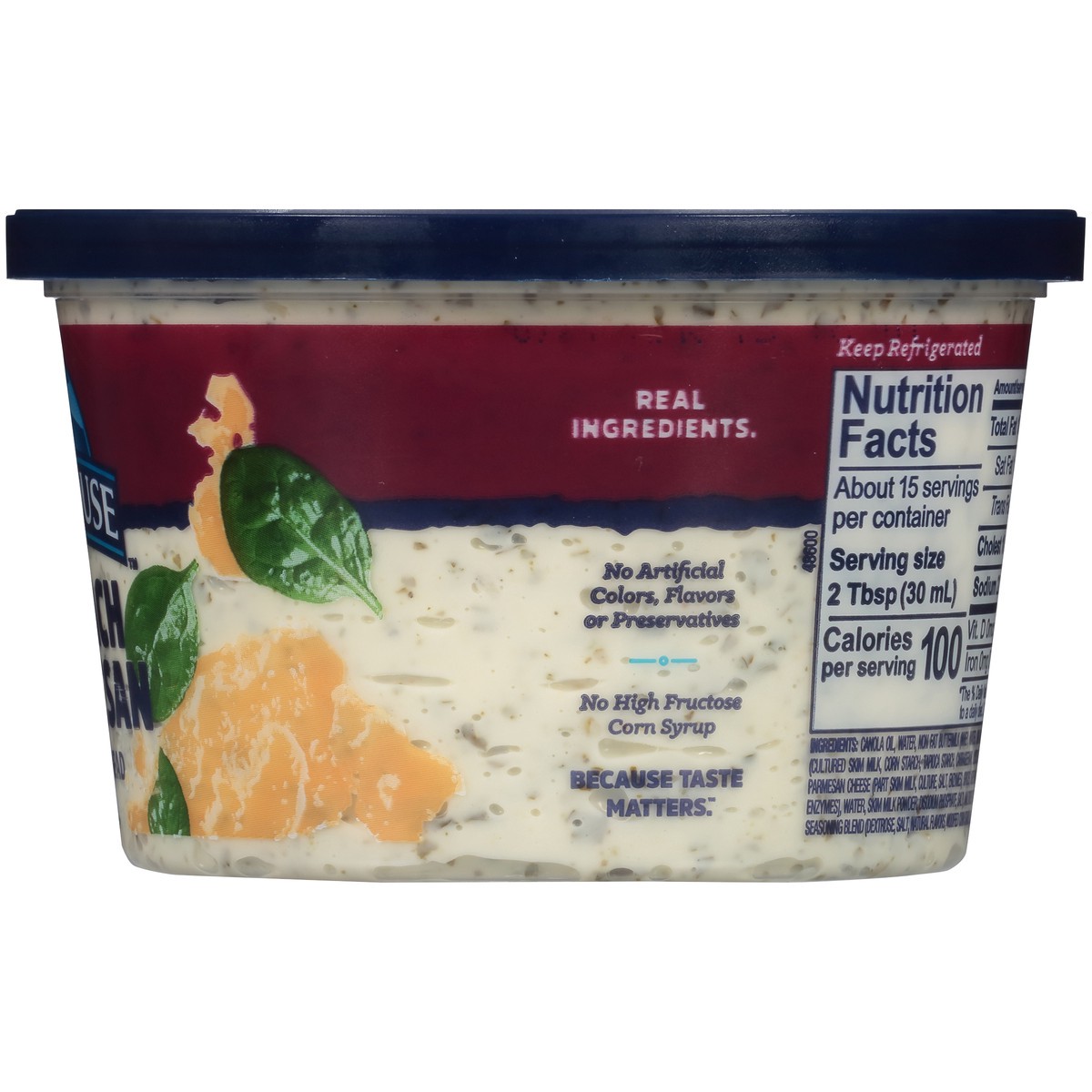 slide 6 of 7, Litehouse Spinach Parmesan Dip & Spread 15.5 fl. oz. Tub, 15.5 fl oz