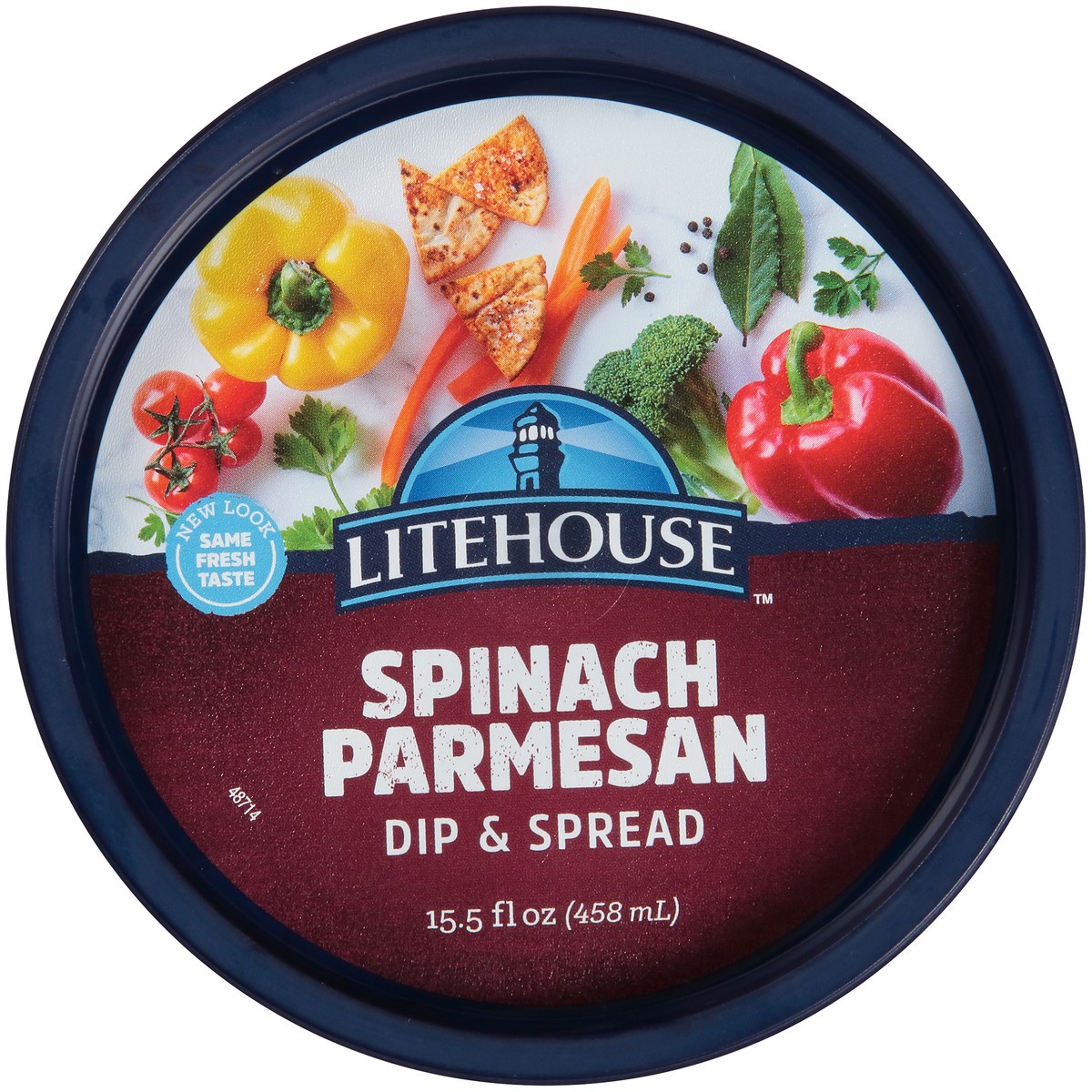 slide 7 of 7, Litehouse Spinach Parmesan Dip & Spread 15.5 fl. oz. Tub, 15.5 fl oz