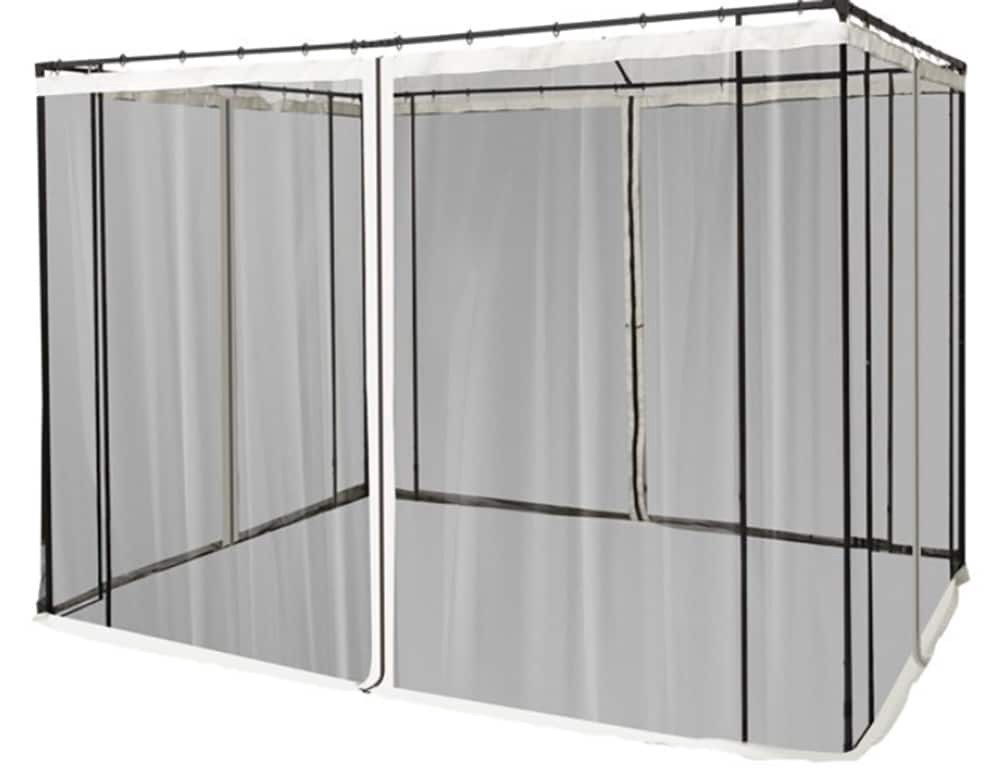 slide 1 of 1, Glacier's Edge 10X10 Instant Canopy Screen Enclosure, 1 ct