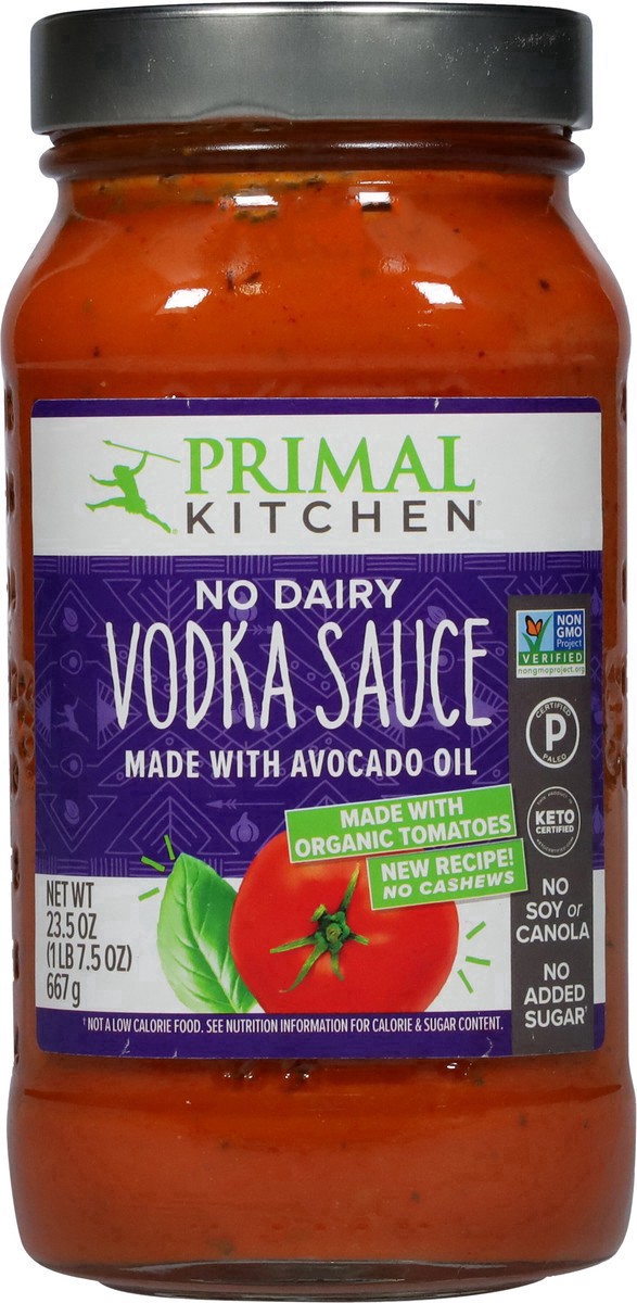 slide 3 of 35, Primal Kitchen No Dairy Vodka Sauce - 23.5oz, 23.5 oz