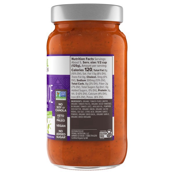 slide 25 of 35, Primal Kitchen No Dairy Vodka Sauce - 23.5oz, 23.5 oz