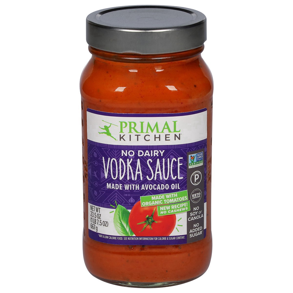 slide 10 of 35, Primal Kitchen No Dairy Vodka Sauce - 23.5oz, 23.5 oz