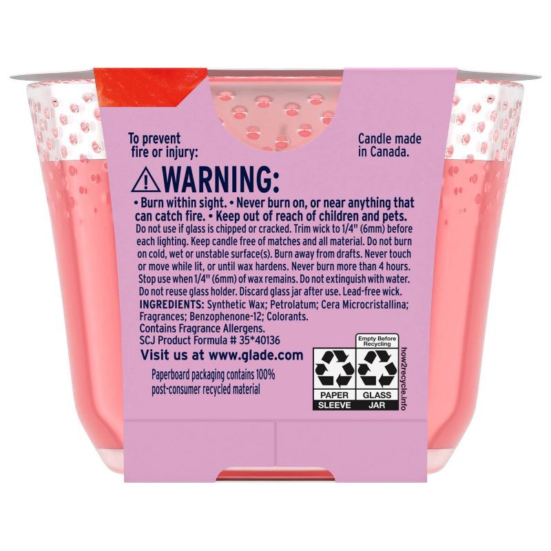slide 11 of 11, Glade Candle Lto - Wonder Melon, 6.8 oz