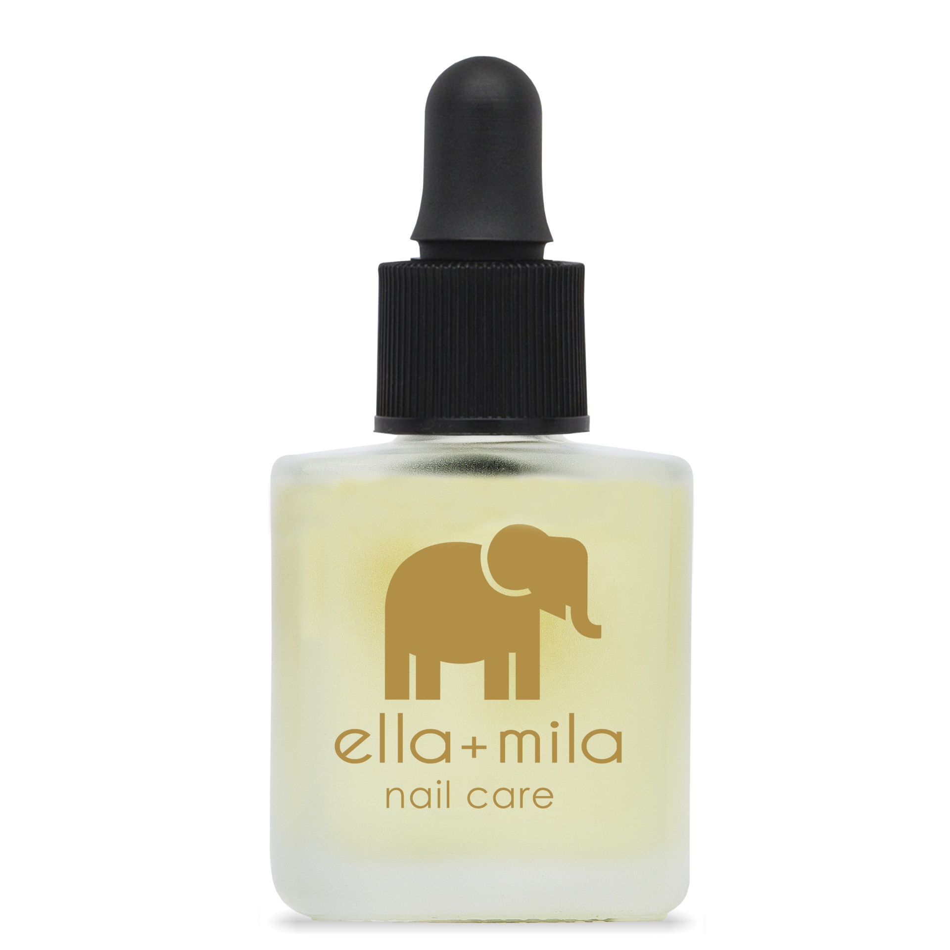 slide 1 of 3, ella+mila Nail Care, Gotta Jet, 0.45 fl oz