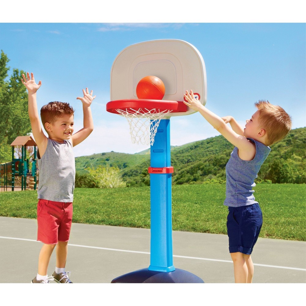 slide 3 of 4, Little Tikes Tot Sports Easy Score Round Backboard Basketball Set, 1 ct