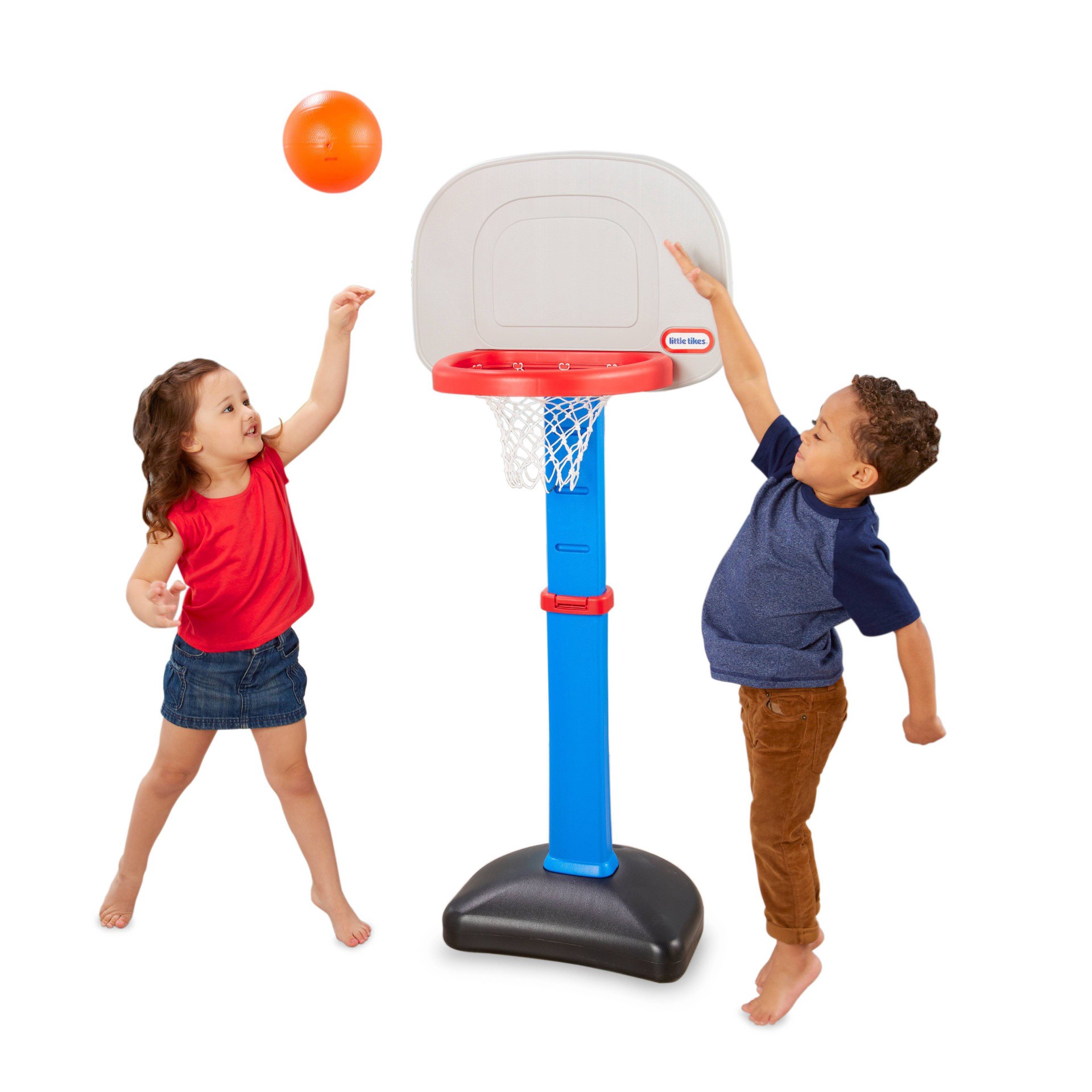 slide 1 of 4, Little Tikes Tot Sports Easy Score Round Backboard Basketball Set, 1 ct