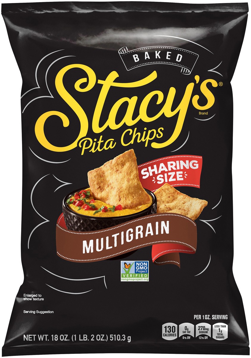 slide 3 of 3, Stacy's Pita Chips, 18 oz