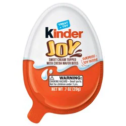 Kinder Joy Treat Toy Cocoa Wafer Egg