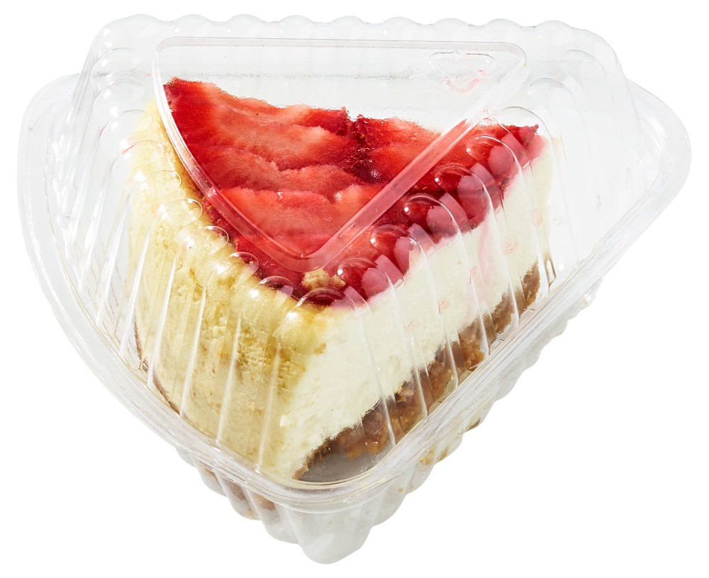 slide 2 of 2, Private Selection Strawberry Cheesecake Slice, 1 ct
